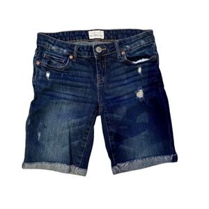 Aeropostale dark destructed Bermuda‎ shorts size 1/2